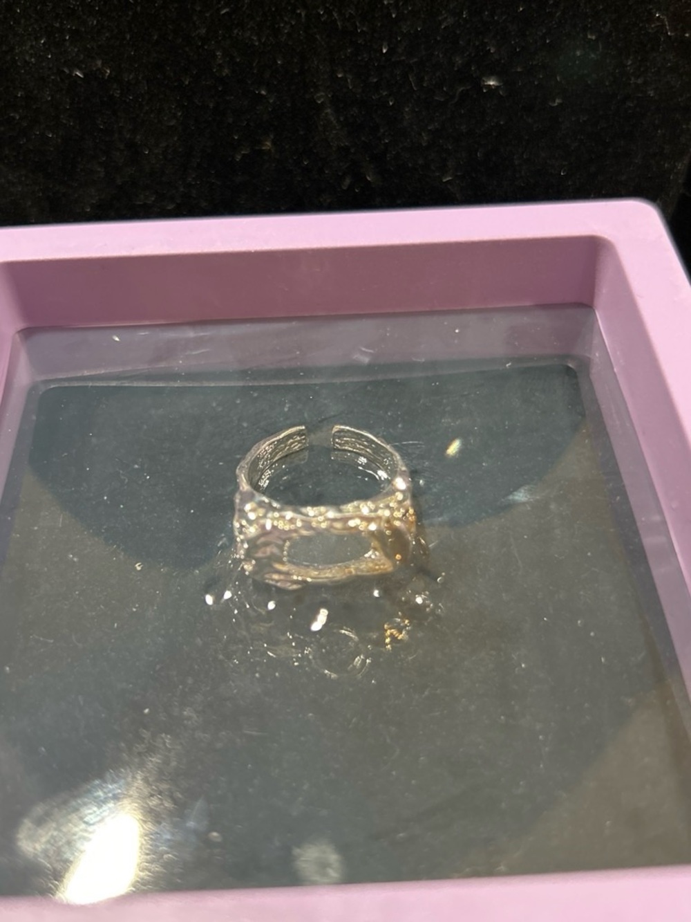 Silver adjustable ring - Picture 4 of 4